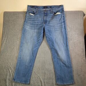Lucky Brand 363 Vintage Straight Jeans Men's 40x30 Blue Medium Wash Denim